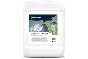 ‎SIMPRAX simprax® Waschmittel für Funktions- & Outdoorbekleidung, erhält die Wasserabweisung I erneuert Atmungsaktivität und effektiv gegen Schmutz für Sport- und technische Textilen, Hautverträglich