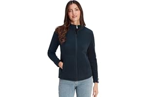 TOG24 Revive Womens Fleece Jacket. Womens Fleece Made From 100% Recycled Polyester With Full-Zip. Womens Fleece Jacket With 2 Lower Pockets, Lightweight, Warm & Anti-Pill Fabric