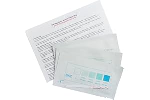 HOME HEALTH EUROPE 10 x Prueba de Alcohol mediante Saliva formato Tira