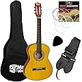 Mad About CLG1-12-PACK Pack Guitare Espagnole Classique pour Enfants 1/2 Taille Naturel