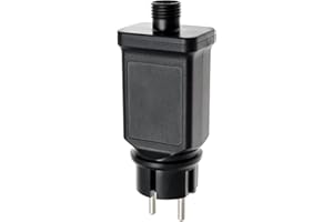 Magie di Natale Ricambio Trasformatore opzionale per luci a led con Spina Europea IP44 (24 W, 31 V)