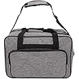 MXGZ Sewing Machine Carrying Case, Portable Sewing Machine Case with Multiple Storage Pockets Universal Tote Bag with Shoulder Strap for Most Standard Sewing Machine and Accessories