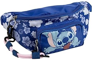 Riñonera Stitch para Adultos y niños con diseño Exclusivo Inspirado en Personajes Animados – Cangurera con múltiples Compartimentos y Correa Ajustable Ideal para Uso Diario