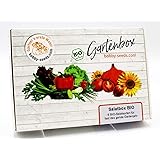 BIO-Salat Samen Set von bobby-seeds, 6 Favoriten-Sorten BIO-Salatsamen als Set in repräsentativer Gartenbox, Samen-Set mit 6 