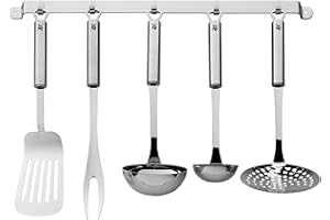 WMF Skimmer Set 6-Pieces Plus Cromargan Stainless Steel Frosted Dishwasher Safe