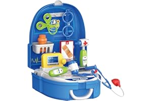 Tiktaktoo Valigia Medico Bambini Medico Set Baule Medico Gioco di Ruolo 20teilig