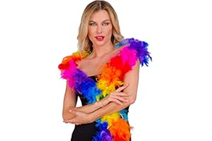 TrendandStylez Federboa 180cm in 30 Farben | Kostüm Accessoire für Damen | Federschal für Karneval, Fasching, 20er Jahre Party & JGA | Perfekt für Charleston & Burlesque Outfits