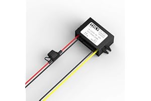 BGOODVISION Spannungswandler 12V auf 5V, DC Buck Converter Abwärtswandler 5A 25W mit Sicherung Wasserdicht, DC-DC Wandler für Autoelektronik LKW Fahrzeugboot Golfwagen LED-Licht (Akzeptieren DC 8-40V Eingänge)