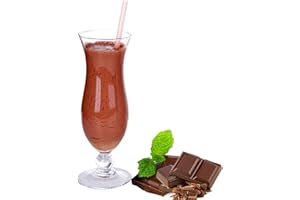 GREAT BRITISH TRADING LIMITED Schoko Minze Molkepulver Luxofit mit L-Carnitin Protein angereichert Wellnessdrink Aspartamfrei Molke (Schoko Minze, 1 kg)