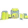 Lässig School Set Flexy Unique School Bag Set, olive, One size
