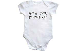 Hippowarehouse How You Doin? baby vest bodysuit (short sleeve) boys girls