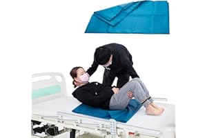 LOSCHEN Tubular Slide Sheet for Patient Transfer, Sliding Draw Sheets to Assist Moving Elderly - for Cars, Vehicles, Wheelchairs and Bed Transfers - Hospitals & Home Care (28"x28"(72x72cm), Blue)