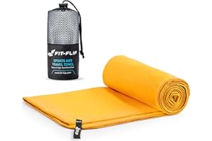 Fit-Flip Toalla Microfibra - Toalla Gimnasio compacta, Ultraligera y de Secado rápido - Toalla Playa Grande de Natacion - Toallas microfibras para el Gym, Viaje y Piscina