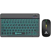 Gravion KM-BT35 Işıklı Bluetooth Kablosuz Klavye Mouse Seti Siyah, Şarjlı T&uuml;rk&ccedil;e Q, Tablet Telefon Laptop Uyumlu, Sessiz Mini
