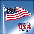 Made in USA Flags Co - 3x5 American Flag - Heavy Duty USA Flag with Premium PolyMax Polyester, Sewn Stripes, & Embroidered Stars - All Weather American Flags for Outside - FMAA Certified, US Made