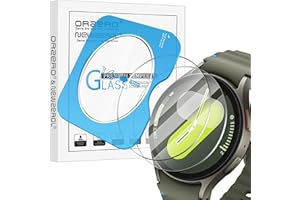 NEWZEROL 2 Packs Compatible for Samsung Galaxy Watch 7(44MM Version) (with Installation Frame) Tempered Glass Screen Protector High Resolution Tempered Glass Screen Protector Protective Film
