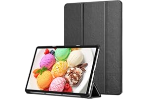 Hülle für Fire Max 11 Zoll Tablets (Nur Kompatibel mit der 13. Generation, 2023), TOKILO Schutzhülle aus Leder Stand Auto Wake/Sleep, Inkompatibel mit iPad 11 Zoll Tablet, Schwarz