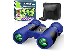 ANGINNE Upgrade Impermeabile Compatto Binocolo per Bambini - 8x21, All'aperto Idea Giocattoli Regalo