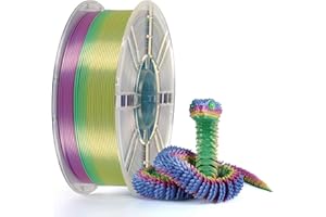 Kingroon PLA Filament 1.75 mm for The 3D Printer Filament 3D Printing Materials1KG 3D Filament Dimensional Accuracy +/- 0.03 mm 3D Printer Filament PLA, Gradient Rainbow