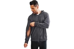 Deyeek Dialyse-Sweatshirts mit Reißverschluss am Arm, durchgehender Reißverschluss, leichte Hämodialyse-Baumwolljacke mit Taschen