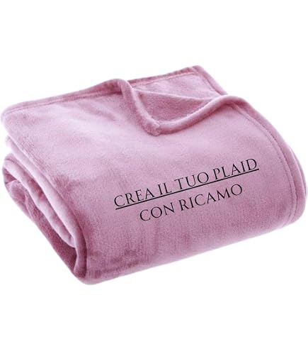 Forza Viola Plaid Personalizzato con Nome in Pile Idea Regalo Compleanno Natale Letto Caldo Divano Decorazione casa Amici Papà Nonno Tifosi Fiorentini Giglio Firenze Calcio Pallone (100x150Cm