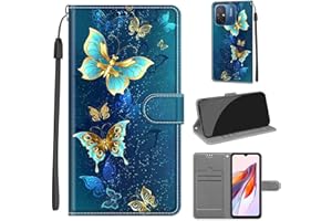 SIENIANLINE Funda para Xiaomi Redmi 12C, Carcasa Libro con Tapa de Cuero Piel Billetera Case Flip Cover con Kickstand, Hebilla Magnetica, Ranuras para Tarjetas Carcasa para Xiaomi Redmi 11A / Xiaomi Poco C55