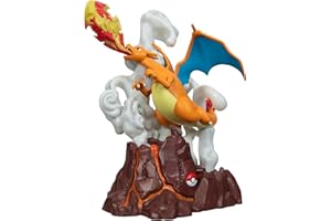 POKÉMON Pokemon PKW3173 – Deluxe Statua da collezione – Glurak – Personaggio ufficiale da collezione