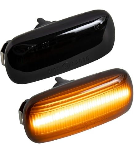 Clignotants Latéraux LED Dynamiques Pour Audi A3 A4 A6 A8 TT - Effet Séquentiel Cristal (2 Pièces)