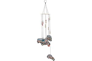 Spoontiques 11951 Hippie Car/Love Bus Metal Wind Chime