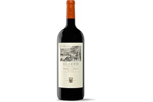 El Coto Crianza Magnum | Vino Tinto DOC Rioja | 1500 ml | Variedad Tempranillo | Redondo, Afrutado, Equilibrado | Perfecto como Acompañante de Carnes, Pecados, Quesos e Ibéricos