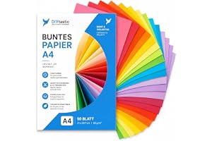100 ark blandade färger – 140 g/m² – hantverkspapper och färgat papper – för skrivare och hantverk – kartong och konstruktionspapper