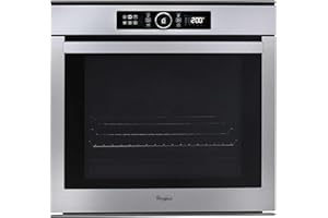 Four encastrable pyrolyse Whirlpool AKZM8530IX - Four multifonction / 73 litres / Classe A / Inox / Rails télescopiques / Injection de vapeur