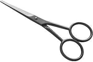 Tenartis 174 Ciseaux à Barbe et Moustache 11,4 cm en Acier Inox - Fabriqués en Italie