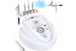HOMDMARKET 2 in 1 Diamant Maschine, 65-68cmHg Saugkraft professionelle Glow Gesichtsmaschine mit Spray-Kit, Gesichtshautpflege für den Heimgebrauch