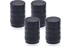 MICJLLT Car Tire Valve Stem Caps - 4 Pcs Dust Caps for Car Tyres, Dust Proof Corrosion Resistant Stem Covers, Universal Stems Covers for Cars Trucks Motorcycles SUVs and Bikes