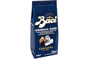 CHOCOLATE BACI PERUGINA ORIGINAL DARK CLASSICO FONDENTE LUISA 125 G