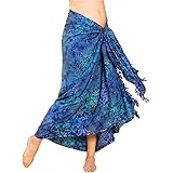 PANASIAM Sarong B109 green leaf, L