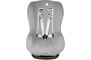 FUN*DAS BCN Fundas BCN ® - Funda Universal para silla de coche Grupo 1 - Algodón extrasuave (Vintage Dot)