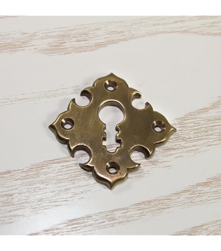 Rosette De Mur En Laiton, Style Art Nouveau, Gründerzeit, Doré, Bianchi