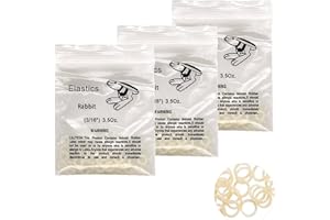JOYVOX 3 Packs (300 Pcs) Orthodontic Elastic Bands, Braces Bands for Teeth, Assorted Colors Dental Rubber Bands