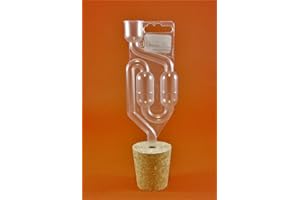 ALCOFERMBREW Korek stożkowy z otworem 46/36mm + Rurka Fermentacyjna