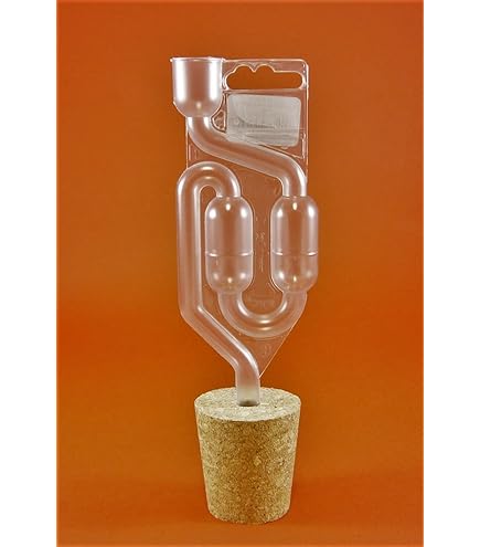 Gorgogliatore Per Vino - 2 Pezzi In Plastica Per Fermentazione Damigiane E Barriques, Accessorio Enologico - Foto 5