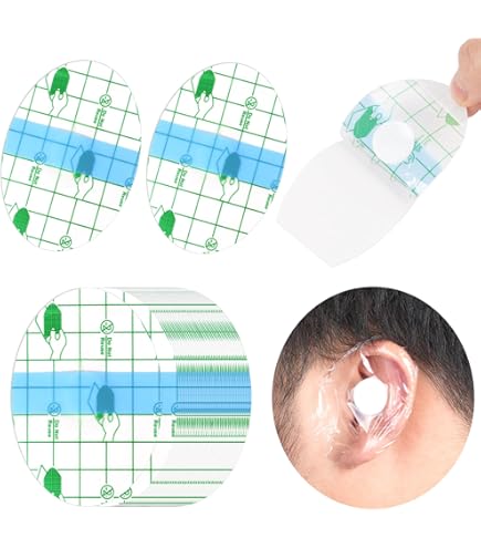 Allecto Plus - 60 Stuks Oorpleisters Voor Douche - Transparante U Oorafdekkingen Wegwerp Oorbeschermers Gehoorbescherming Comfortabel Douchen
