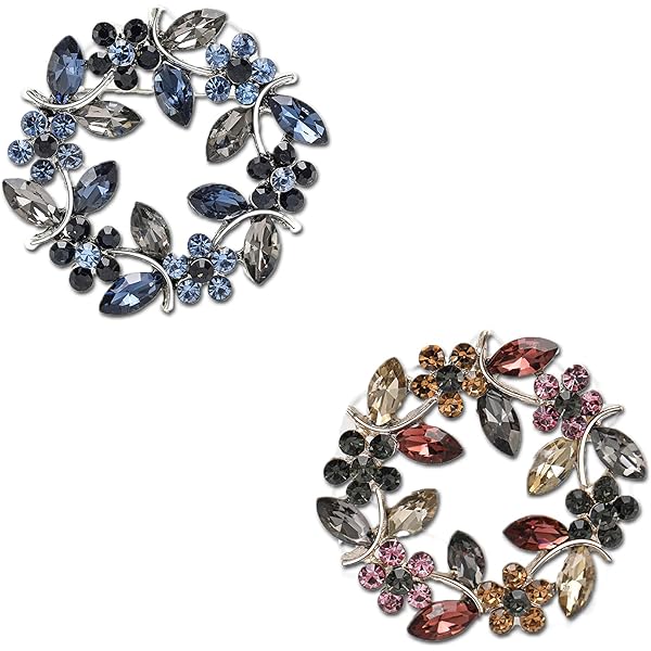 Bloembroch voor dames, strass stenen, zonnebloembroch, knoopsgatspeld, rood-roze, markies geslepen, krans, broch, elegant accessoire, sieraden, cadeaus voor vrouwen, meisjes, rok, jurk, 2.55 ×2.55