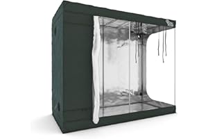 RoyalRoom® Growbox C240S 240x120x200cm Growzelt Gewächshaus