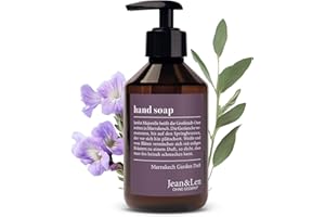 ‎JEAN & LEN Jean & Len Handseife Marrakech Garden, reinigt beanspruchte Hände, für die tägliche Anwendung geeignet, Flüssigseife im Pumpspender, warmer und beruhigender Duft, vegan, 250 ml