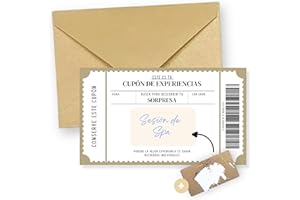 DIVINO REGALO Tarjeta rasca experiencias | Vale regalo para rellenar | Incluye tarjeta rasca personalizable | Tarjeta para regalo | Idea de regalo original para parejas, amigos o familiares | Cupón sorpresa