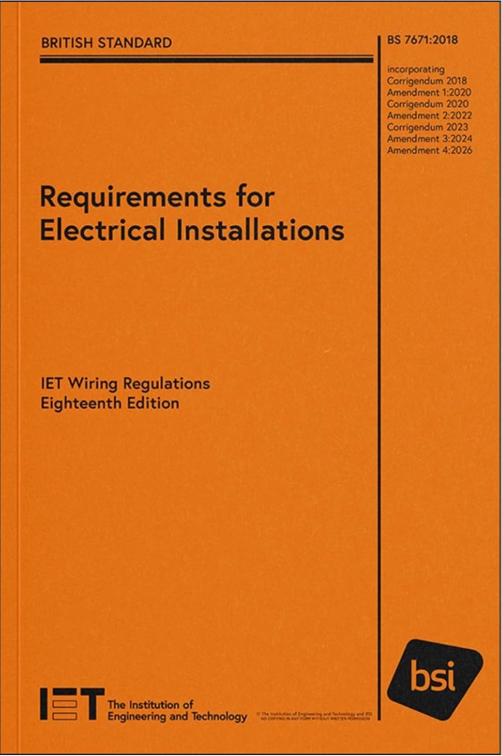 On-Site Guide (BS 7671:2018+A4:2026) (Electrical Regulations) - Mise en situation et utilisation