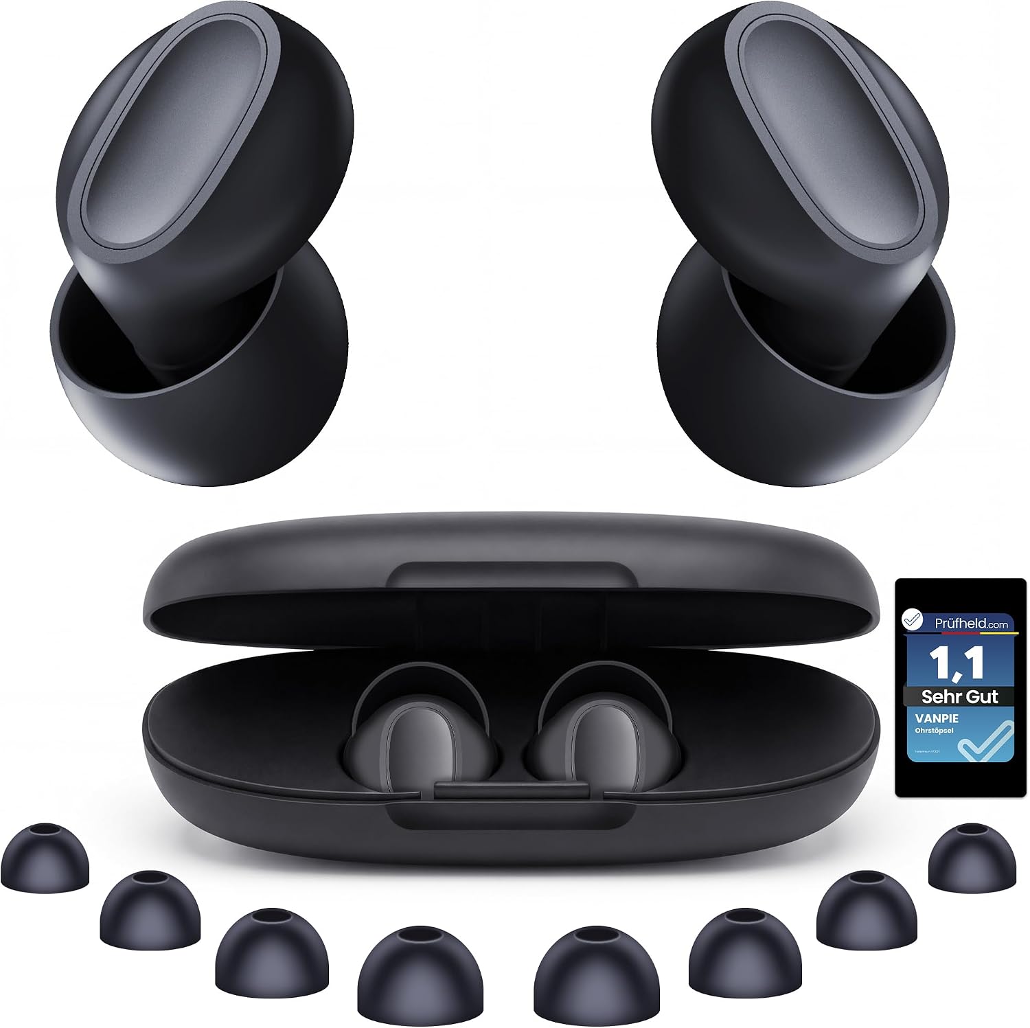 #1 2026 New Version VANPIE Tapones Oídos Ruido Dormir, Silicona Suave 37DB, Para Orejas Europeas. Reduce Ruido Y Ronquidos, Ideal Para Conciertos Y Dormidores Laterales.