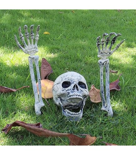 OIXEYA Hängende Halloween-Dekoration, Skelett Hell Produktbild-Vorschau 9
